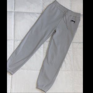 Grey Unisex Stussy Sweatpants XS